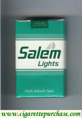 Salem Lights with yacht cigarettes soft box